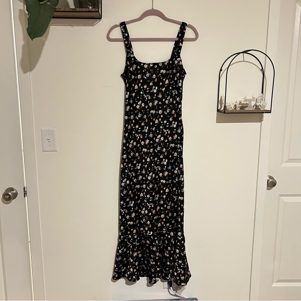 Urban Outfitters Floral Print‎ Andorra Slip Midi Dress Size Small